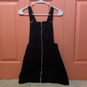 H&M Black Mini Full Zip Dress, Size 2